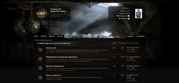 Forum screenshot